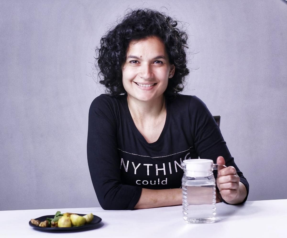 Mariam Begg prefers vitamin water over bottled water. It can be made at home with fruits and vegetables.