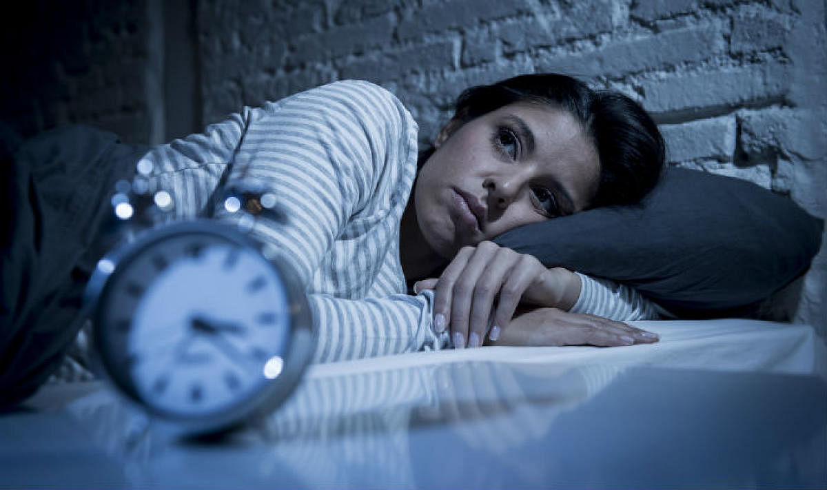 Menstrual phase affected sleep efficiency, wake after sleep onset (WASO), number of awakenings per night, and sleep fragmentation index, in keeping with increased sleep disruption in the late luteal phase. File photo