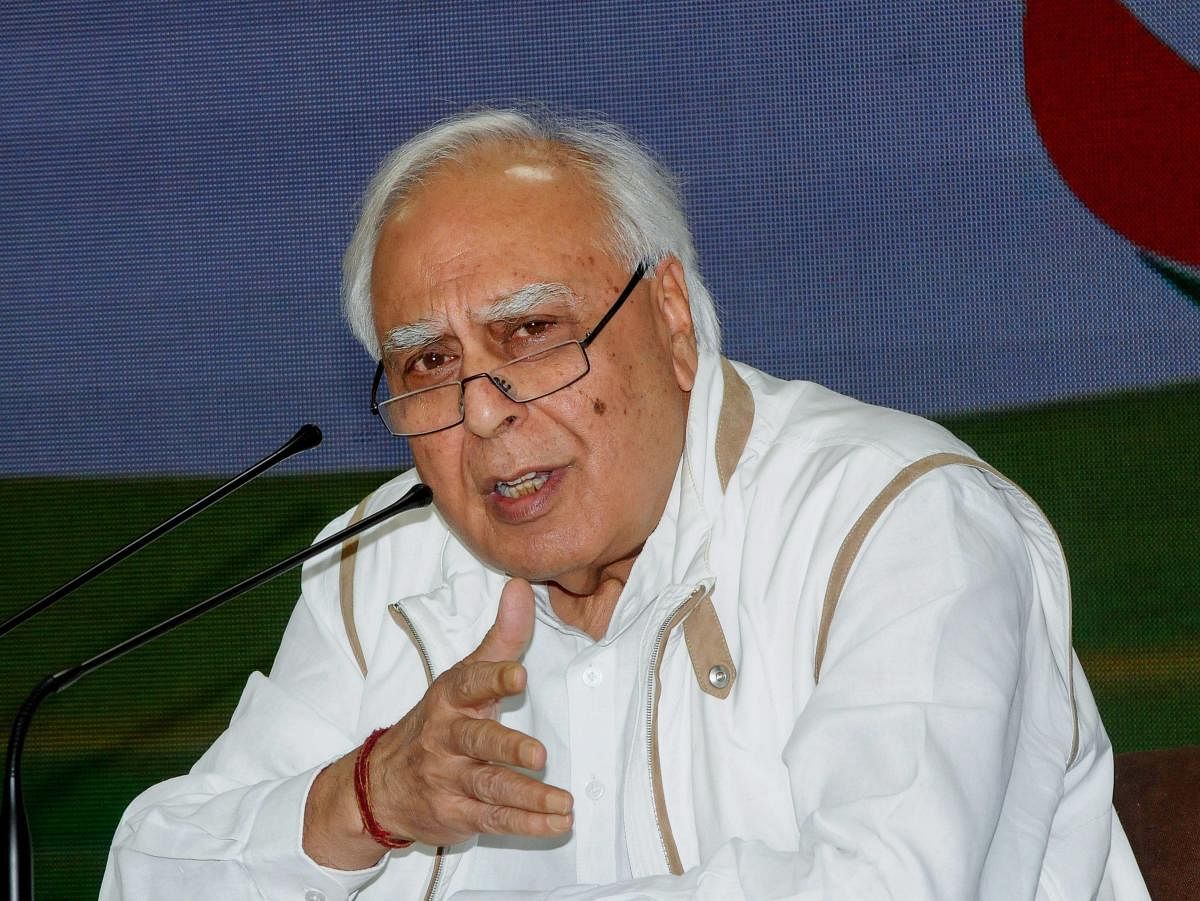 Senior Congress leader and former Union Minister Kapil Sibal. PTI File photo