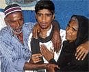Sheikh Shabir with his parents.
