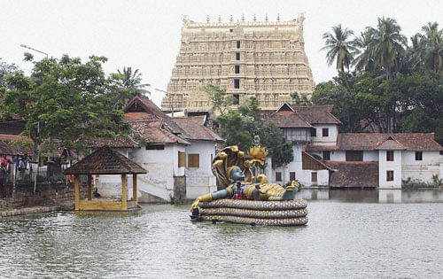 The director of a global firm director on Monday approached the Supreme Court urging it to direct the utilisation of over Rs one lakh crores of wealth estimated to be stored as a treasure trove in Kerala's Sree Padmanabhaswamy temple, for larger public causes like education and health care. PTI photo