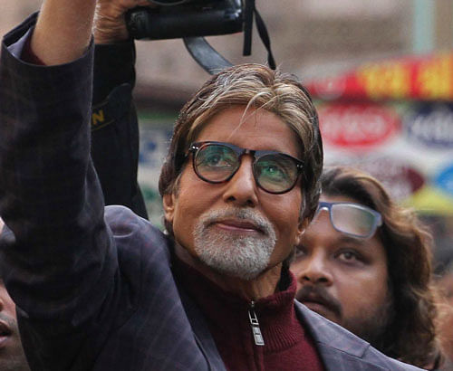 Megastar Amitabh Bachchan has done his cameo shoot for southern star Nagarjuna's film. AP File Photo
