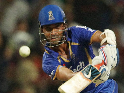 A collective effort by Rajasthan Royals batsmen saw them reach a respectable score of 170 for six against Kolkata Knight Riders in their first IPL encounter at home today. PTI file photo