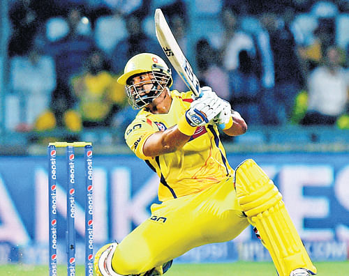 Riding on an enterprising half century by Suresh Raina, Chennai Super Kings posted a challenging 154/4 in their Indian Premier League (IPL) match against Kolkata Knight Riders at the Eden Gardens here Tuesday. PTI file photo