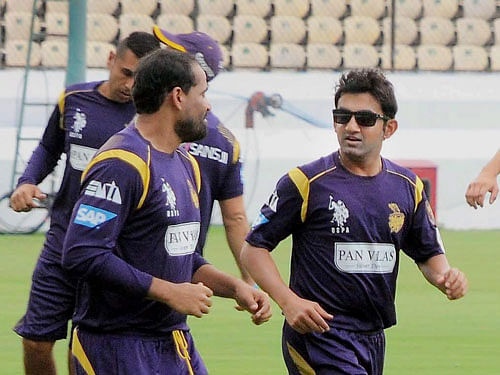 Having won 11 matches on a trot, the Kolkata Knight Riders will be aiming to keep their juggernaut rolling as they meet Perth Scorchers in their third group league match of the Oppo Champions League T20 here tomorrow. PTI file photo
