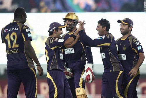Kolkata Knight Riders defeated Hobart Hurricanes by seven wickets in the Champion League Twenty20 semifinal. PTI File Photo