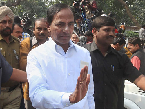 In a major disappointment to women legislators of the ruling Telangana Rashtra Samithi (TRS), Chief Minister K Chandrasekhar Rao failed to include any of them in his Cabinet expansion on Tuesday. PTi File photo