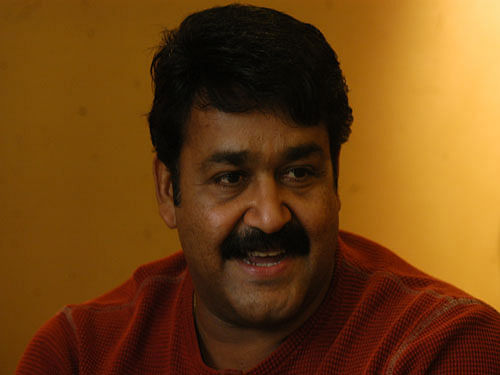 Malayalam  Cinema superstar Mohanlal.  DH File Photo.