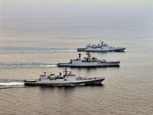 In September, India held a bilateral naval exercise with Australia off the coast of Vizag in Bay of Bengal. New Delhi's moves are intended to flex its maritime muscles in response to China's growing assertiveness in the Indian Ocean. PTI file photo