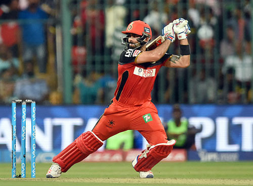 Batting first, RCB scored 175 for six with AB de Villiers scoring 64 and KL Rahul making 42. DH File Photo