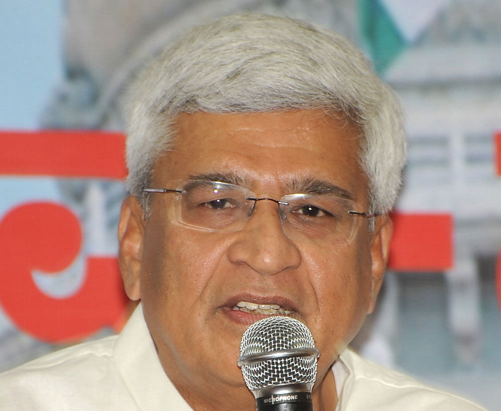 Prakash Karat, in his speech of the sorry state of the opposition, said that Congress had lost its credibility owing to years of misrule and corruption, and said that the opposition must switch from attacking the government to doing actual work if they are to take the BJP head-on. DH file photo.