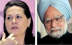 His fate in their hands: Sonia Gandhi and Manmohan Singh