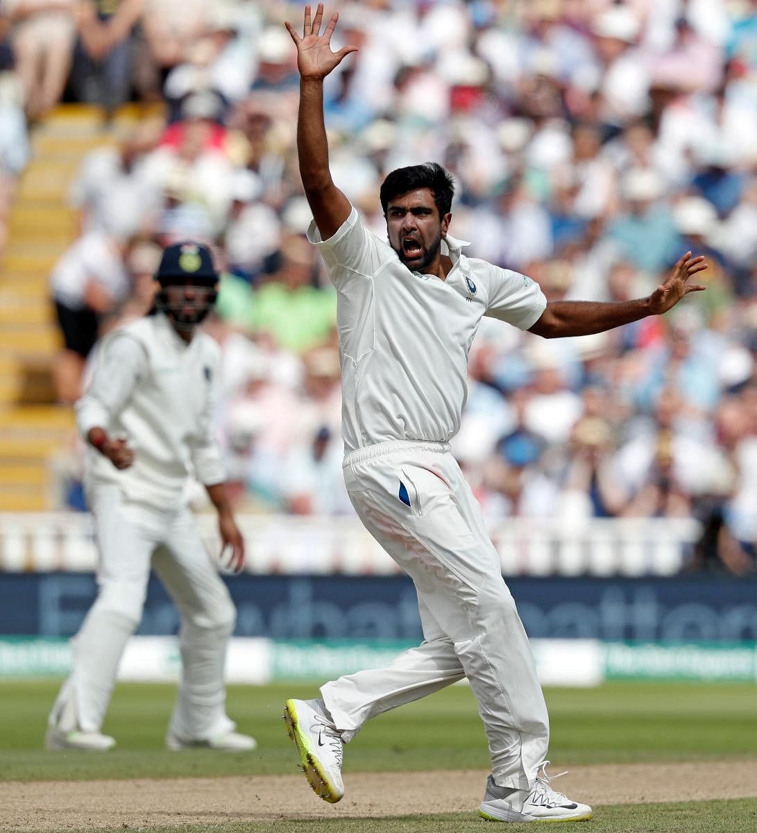 TUNING IT AROUND: R Ashwin won the first round with a seven-wicket haul in the first Test. AFP
