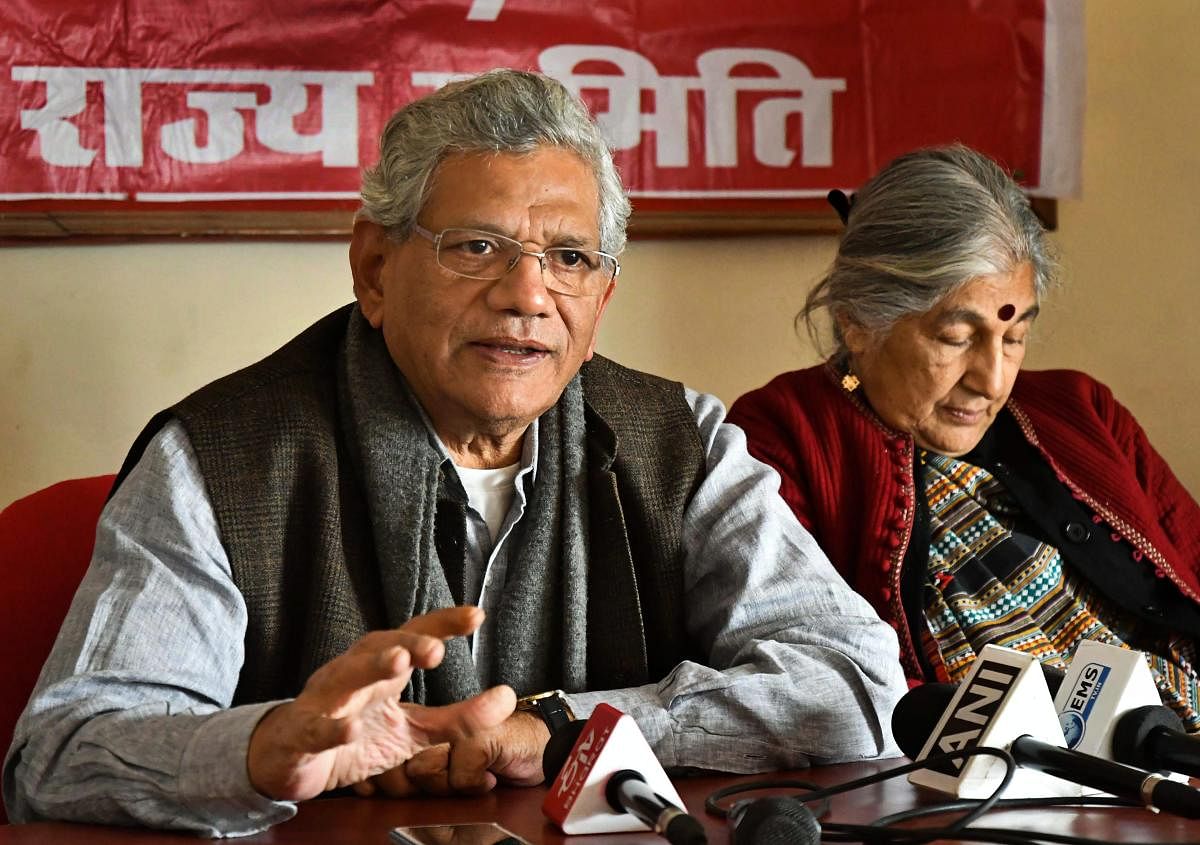 CPI(M) General Secretary Sitaram Yechury said the apex court should take "suo moto cognisance of contempt of court" against the prime minister. (PTI Photo)