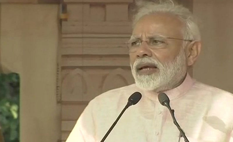 He said the opposition parties could abuse him as much as they wanted but should not mislead farmers. The Prime Minister said the opposition should not create hurdles in opportunities for the youth. "Sabarimala got the attention of the entire nation. ANI Photo