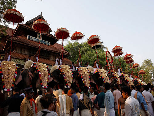 Thrissur Pooram festival. Reuters file photo