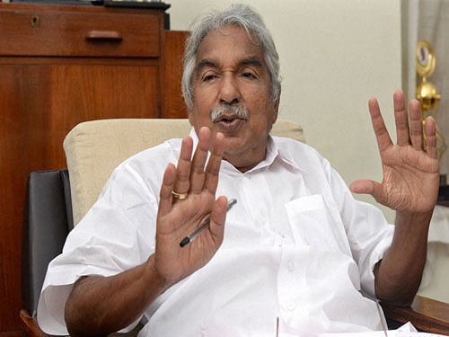 Countering Modi's remark that the state had lagged behind in various growth indicators including health and education, Chandy said Kerala was above national average in terms of economic growth and human resource development for the past five years. PTI File Photo.