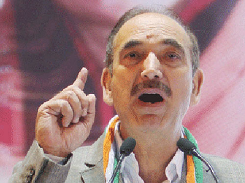 Addressing political rallies in Kollam district here, Leader of Opposition in Rajya Sabha Ghaulam Nabi Azad expressed his dismay over the Prime Minister's 'unpalatable' remark and unbecoming of a prime minister. PTI file photo