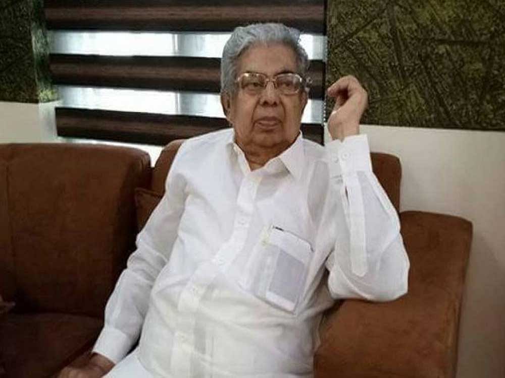 Senior IUML leader and former Kerala Minister, Cherkallam Abdullah. (Facebook)
