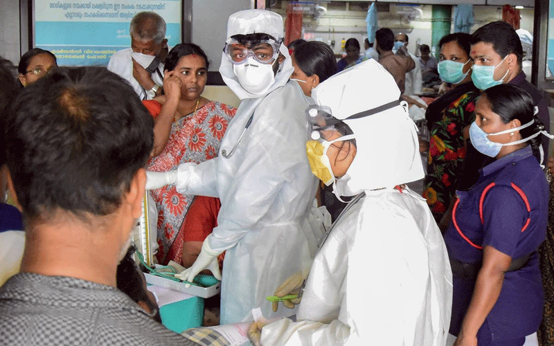 Eight people are undergoing treatment in Kozhikode district, where an isolation ward is open at the Government Medical College Hospital. PTI photo