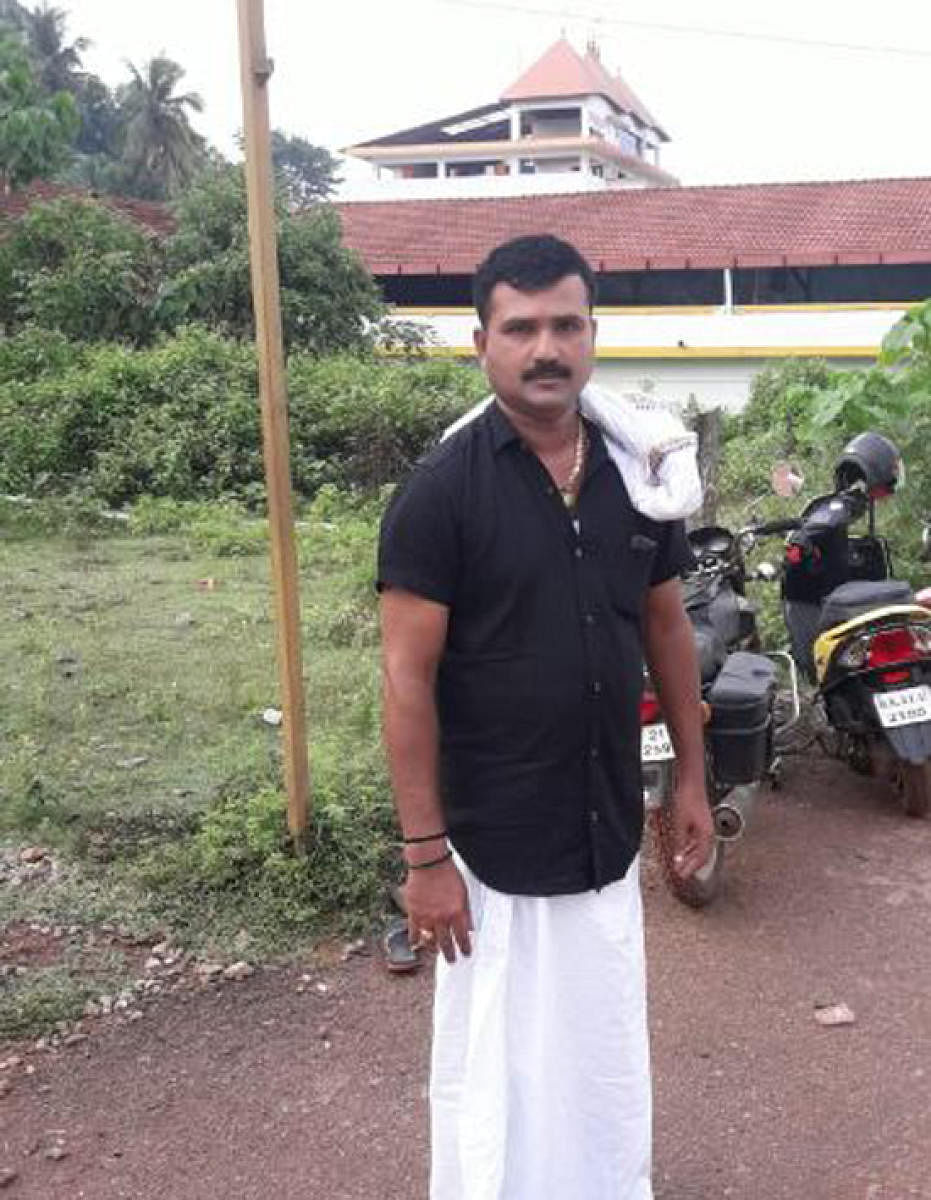 Laundryman Kushalappa Poojary at Sunnaje, Belthangady taluk.