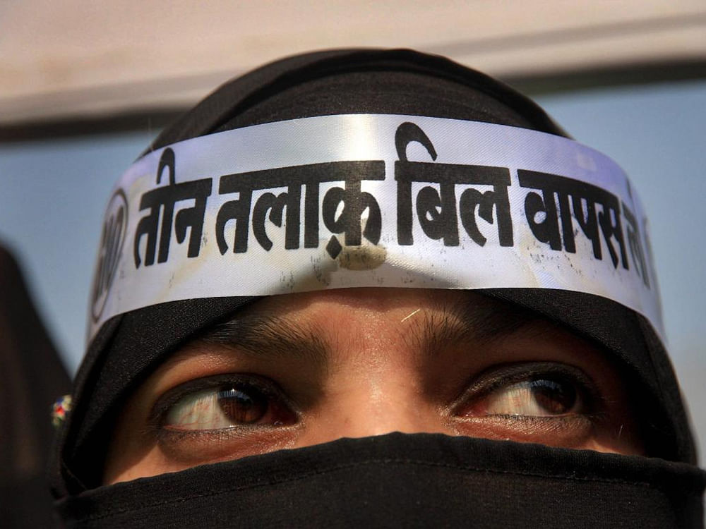 The BJP holds up the Triple talaq bill as one of the key achievements of its government at the Centre, but one of its key Muslim and woman candidates in West Bengal is not too keen on highlighting it in her campaign. PTI file photo