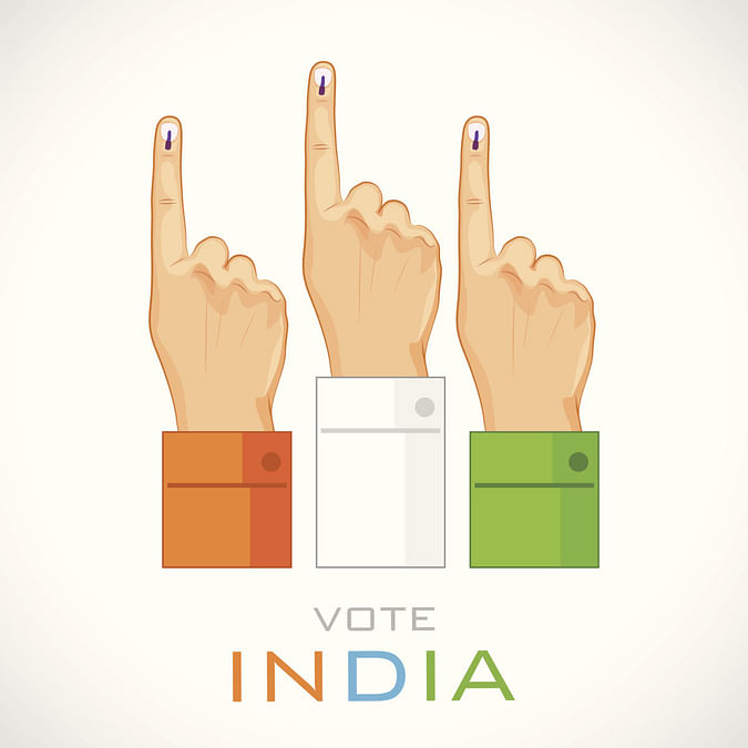 voting finger clip art