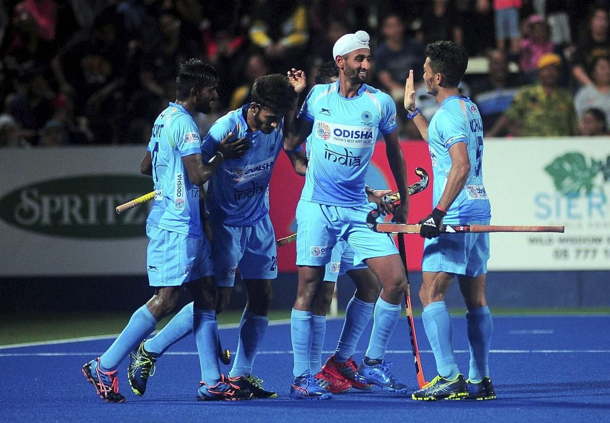 At the half time, India were 4-0 up in the match before Canada reduced the margin through a strike from Mark Pearson in the 35th minute. (PTI File Photo)