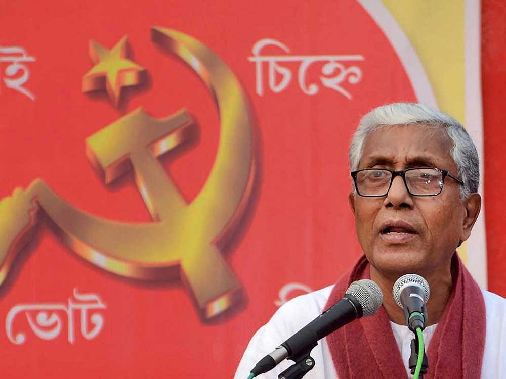 Manik Sarkar was the CM of Tripura during the CPI(M) administration.