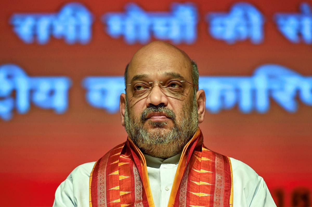 BJP president Amit Shah with his core team will visit Jaipur by the end of June to prepare for the Rajasthan Assembly polls in December. PTI file photo