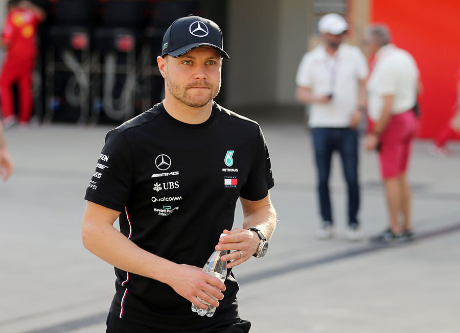 Mercedes driver Valtteri Bottas ahead of the Bahrain Grand Prix this weekend. Picture credit: Reuters