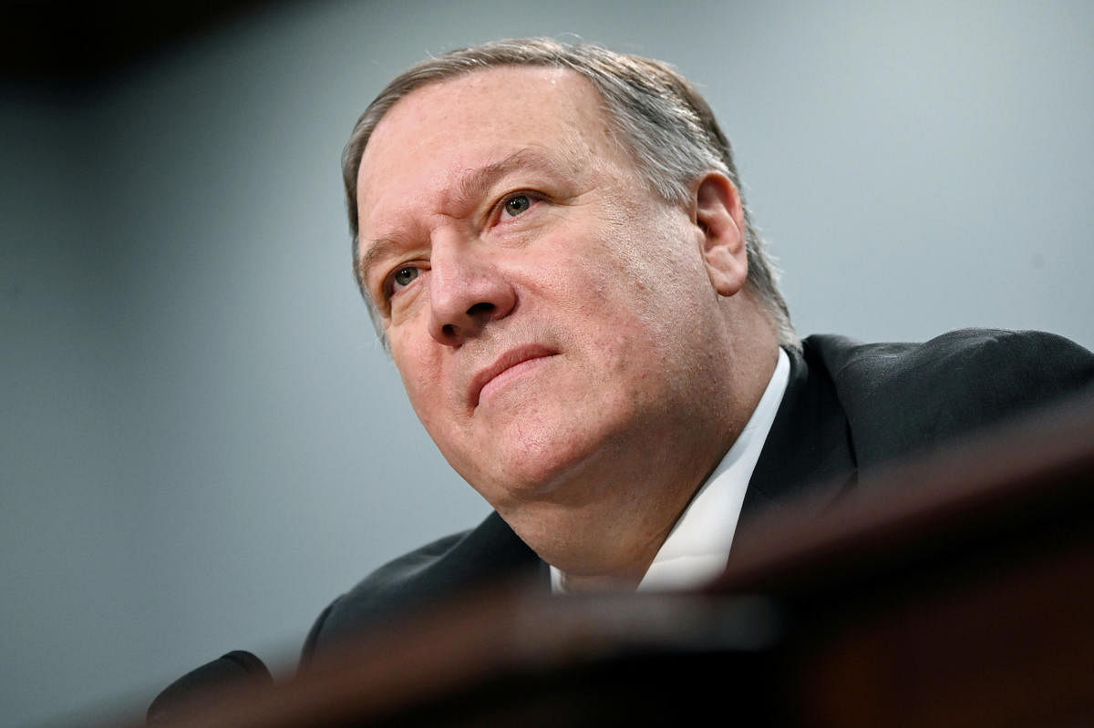 U.S. Secretary of State Mike Pompeo testifies at a House Appropriations Subcommittee hearing on the State Department's budget request for 2020 in Washington D.C., U.S. March 27, 2019. REUTERS/Erin Scott