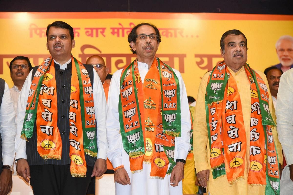 The BJP-Shiv Sena alliance may have swept all the 10 seats in Vidarbha region of Maharashtra in 2014 while riding on the Narendra Modi wave -- but this time a repeat performance is going to be tough. (PTI File Photo)