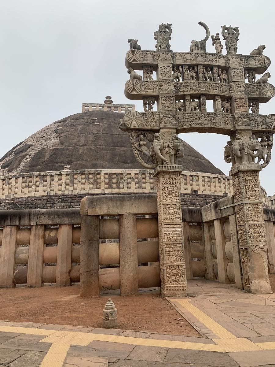 Sanchi Stupa in Bhopal. PHOTOS BY AUTHOR