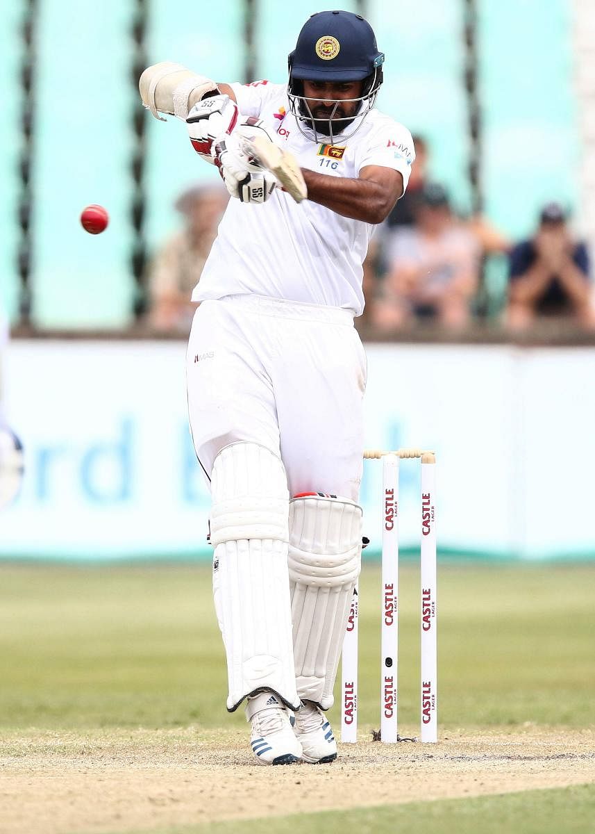 Dimuth Karunaratne recently led Sri Lanka to a 2-0 Test series win against South Africa. AFP File Photo   