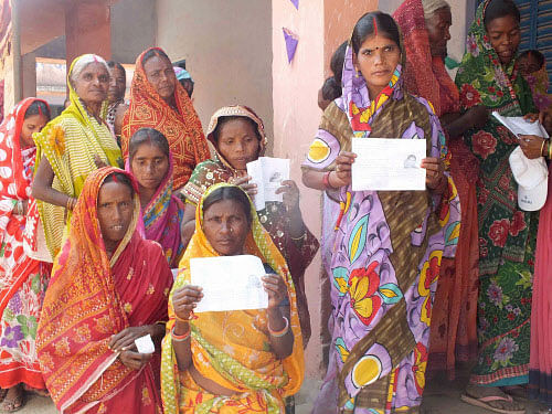 Brisk polling was reported in several of the 20 constituencies of seven Maoist-hit districts in Jharkhand where second-phase voting is on for the 81-seat Assembly today. PTI file photo