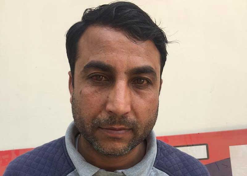 Faiyaz Ahmad Lone, a resident of Kupwara, had been evading arrest since 2015. (Image: ANI/Twitter)
