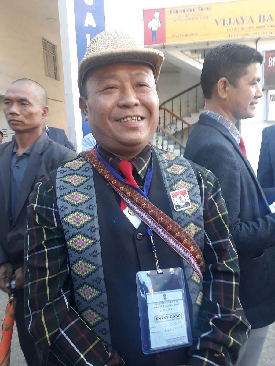 Vanlalruata, president of NGO Co-ordination Committee, Mizoram. DH Photo/ Puia Changgte.
