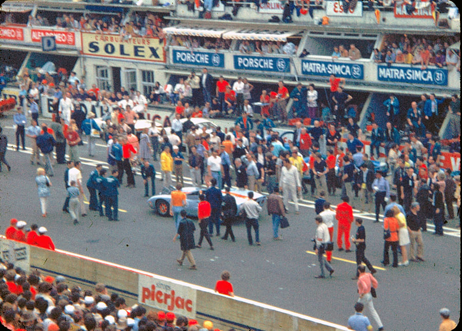 A picture of the movie Le Mans being shot. Picture credit: commons.wikimedia.org/ Marc Le Beller