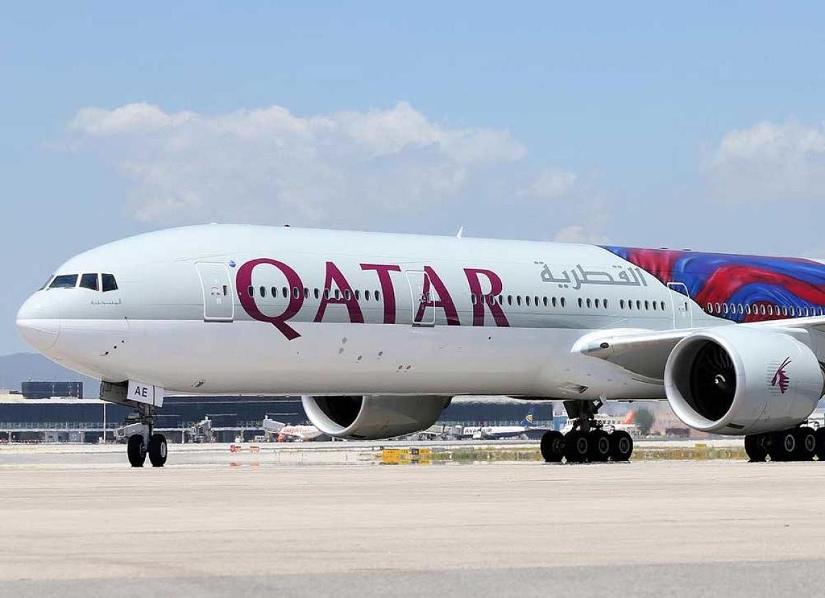 Around 2.30am, when passengers were boarding the plane, a water tanker hit the belly of the Doha-bound flight, near the landing gear, an official of Airports Authority of India (AAI) said. DH File Photo 