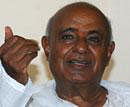 Deve Gowda rules out possibilities of third front