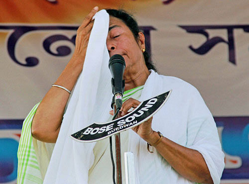 The Trinamool Congress (TMC) government seems to be in a bind over the spectre of CBI probe looming large over the Saradha chit-fund scam, which came to light in April 2013. With the scam fast becoming a major poll issue, state Congress president Adhir Chowdhury has dared TMC chief and West Bengal Chief Minister Mamata Banerjee to allow the probe. PTI File Photo