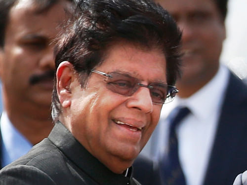 Given his experience on West Asia and vast network of contacts in the region, former Minister of State for External Affairs E Ahamed, is understood to be the first choice of the government for the job, although he is at present recuperating after a cataract surgery in Kerala. AP file photo