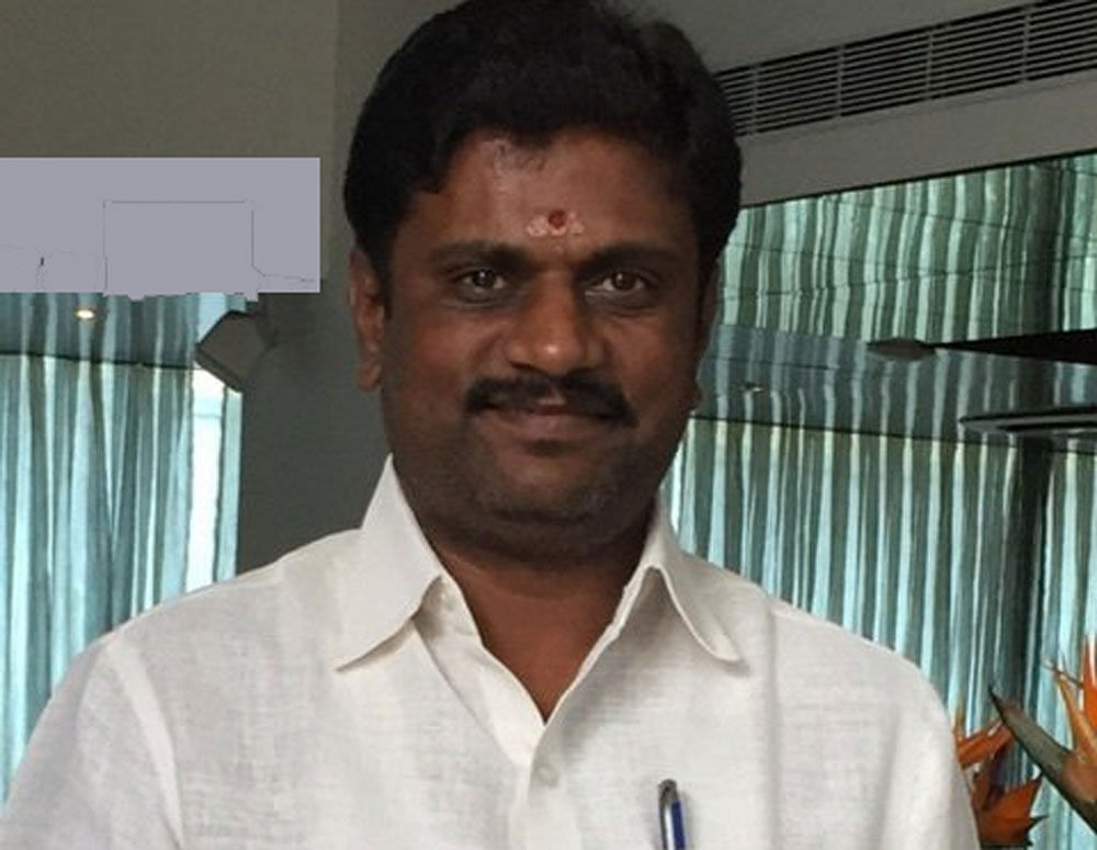 Murdred BJP leader Srinivas Prasad alias Vasu.