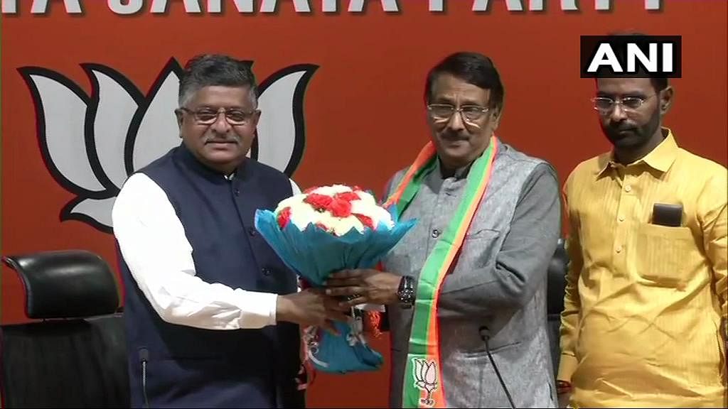 Immediately after joining, Vadakkan said he was "hurt" at the situation within the Congress where it was not clear that who was the power centre. (Image: ANI/Twitter)