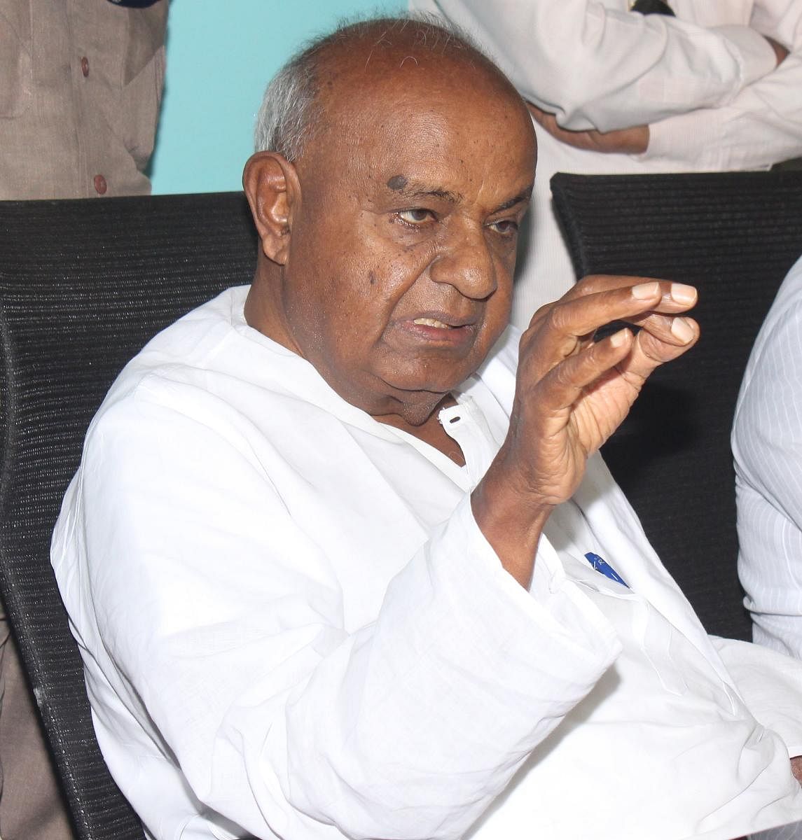 Former prime minister and Janata Dal (Secular) chief H D Deve Gowda. (DH file photo)
