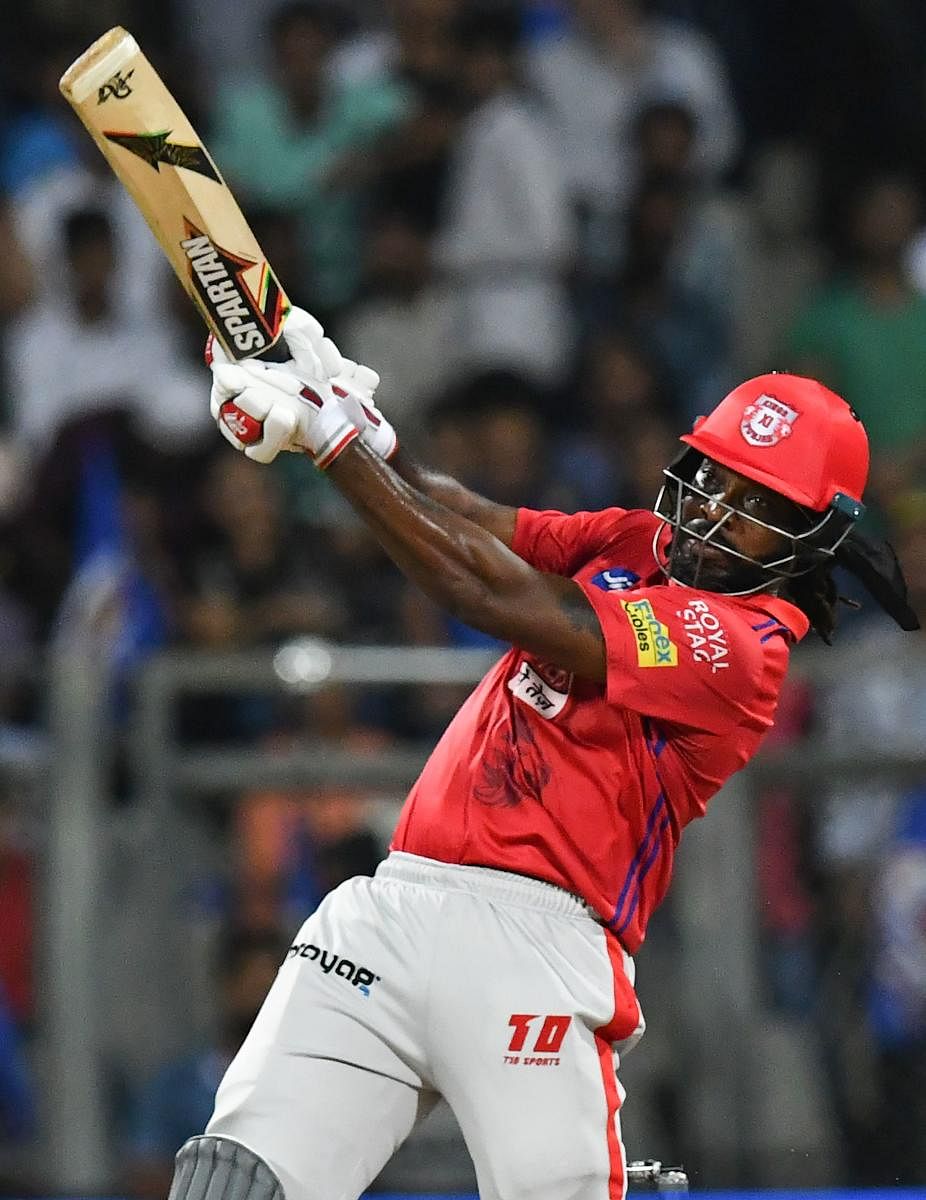 West Indies' Chris Gayle yet again has been firing all cylinders in the Indian Premier League. AFP