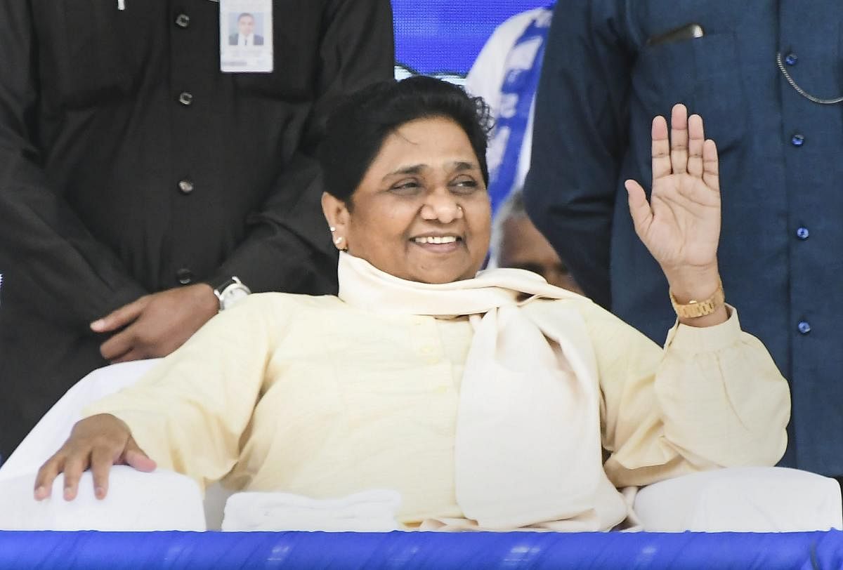 BSP supremo Mayawati during an election campaign rally. (PTI File Photo)