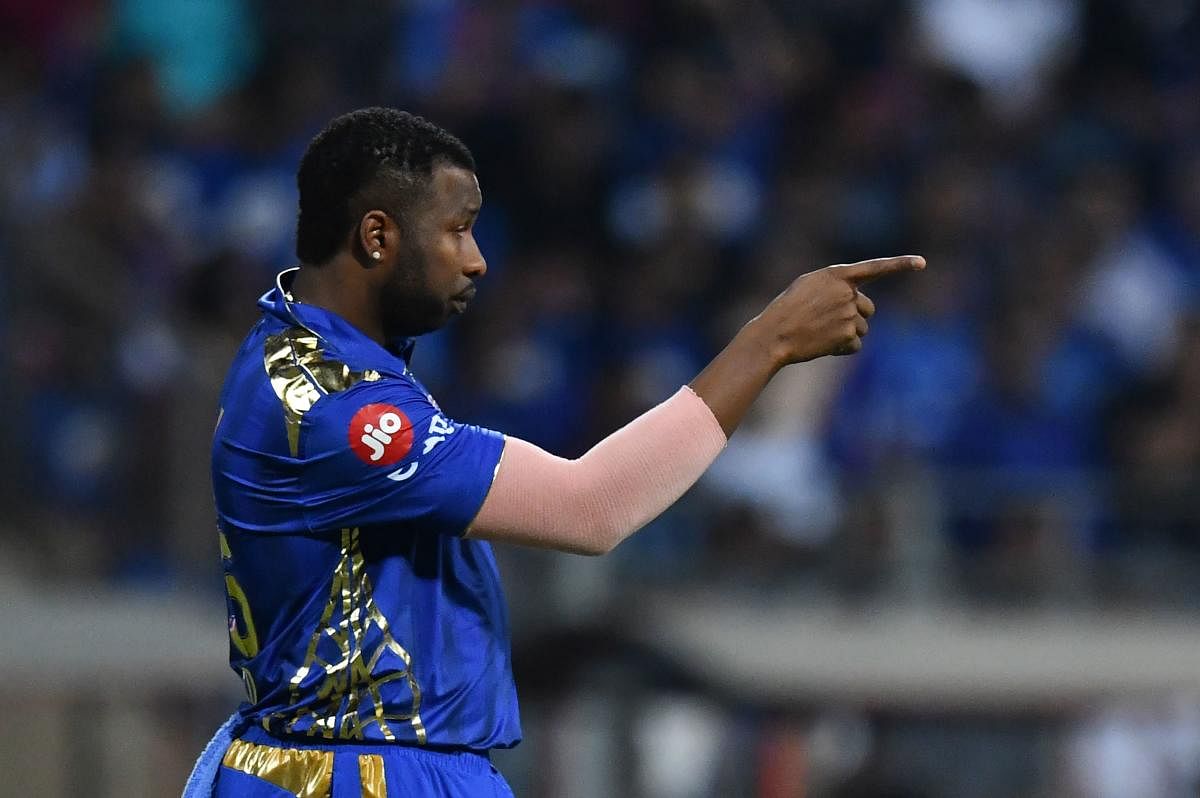 Kieron Pollard will be in spotlight when Mumbai Indians take on Rajasthan Royals in the Indian Premier League game on Saturday. AFP