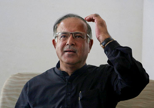 Tariq Hameed Karra, lawmaker and a founding member of Kashmir's People's Democratic Party, gestures as he addresses a press conference in Srinagar on Thursday. pti file photo
